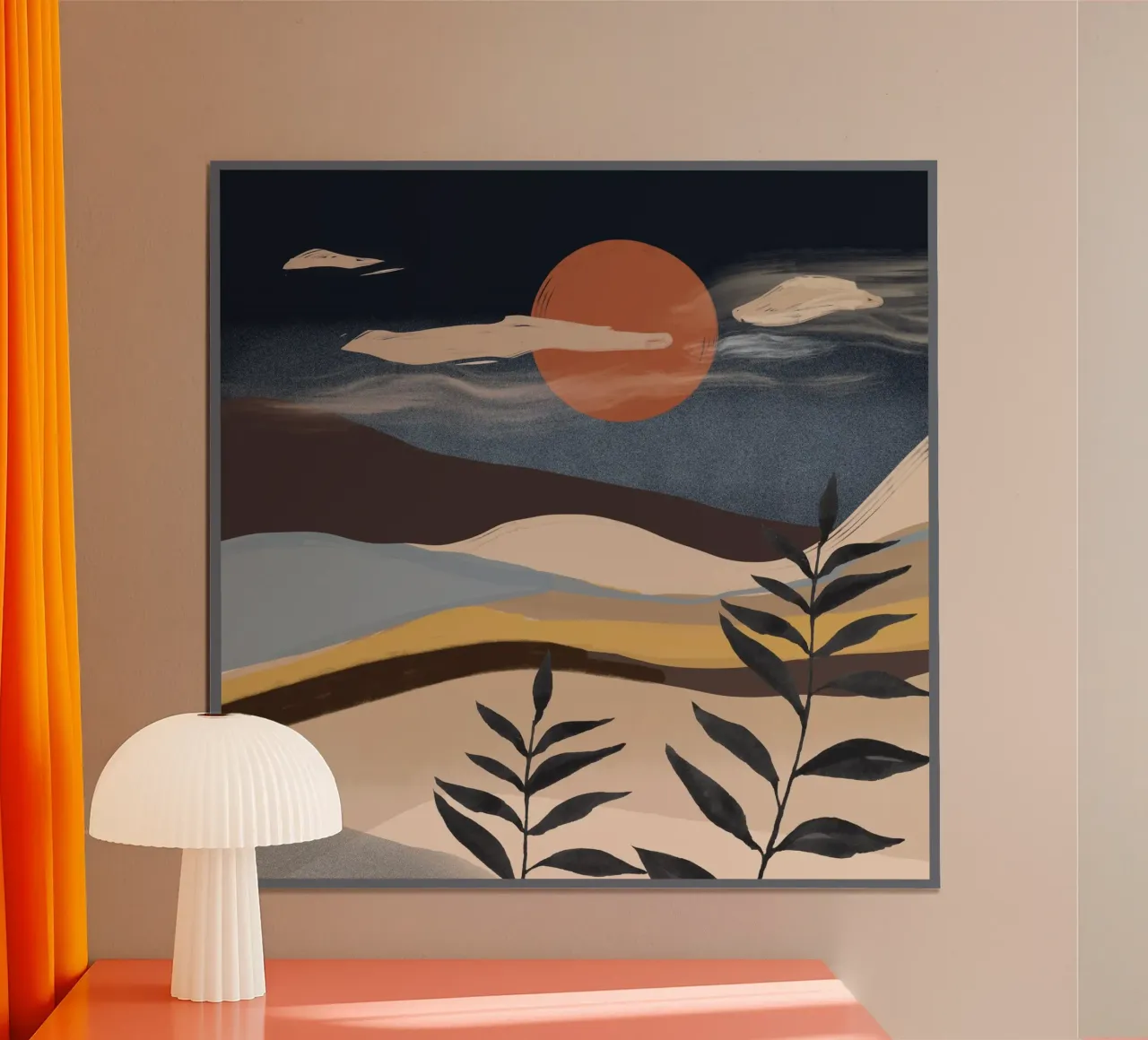 Paesaggio astratto carta hahnemühle da ThingDesign