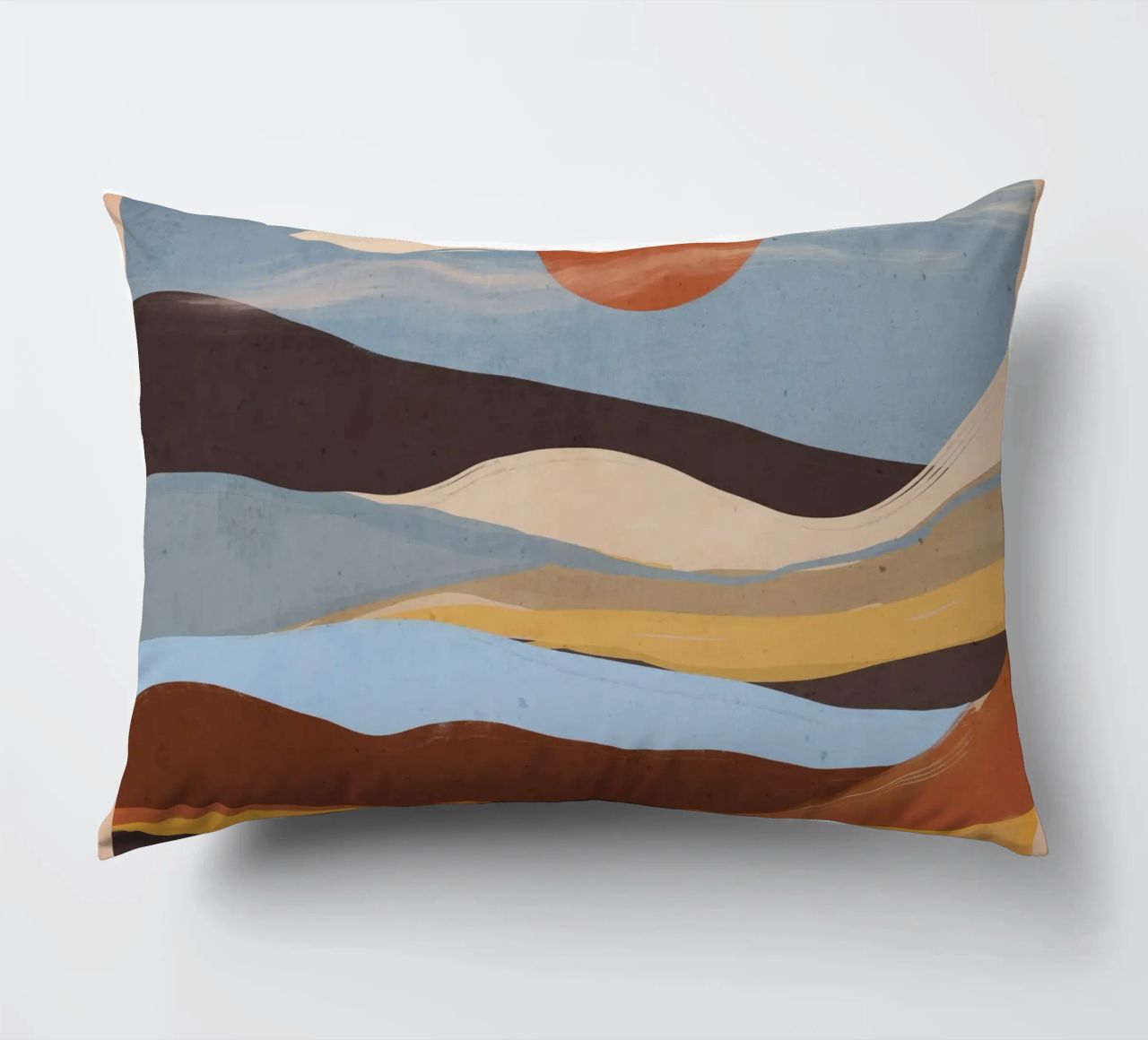 Paesaggio astratto cuscino da ThingDesign