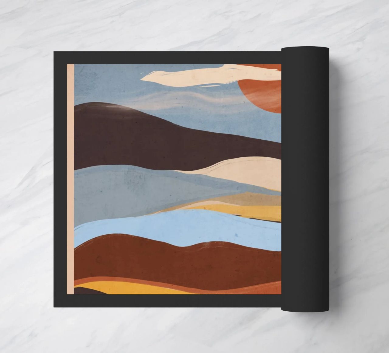 Paesaggio astratto zerbino da ThingDesign