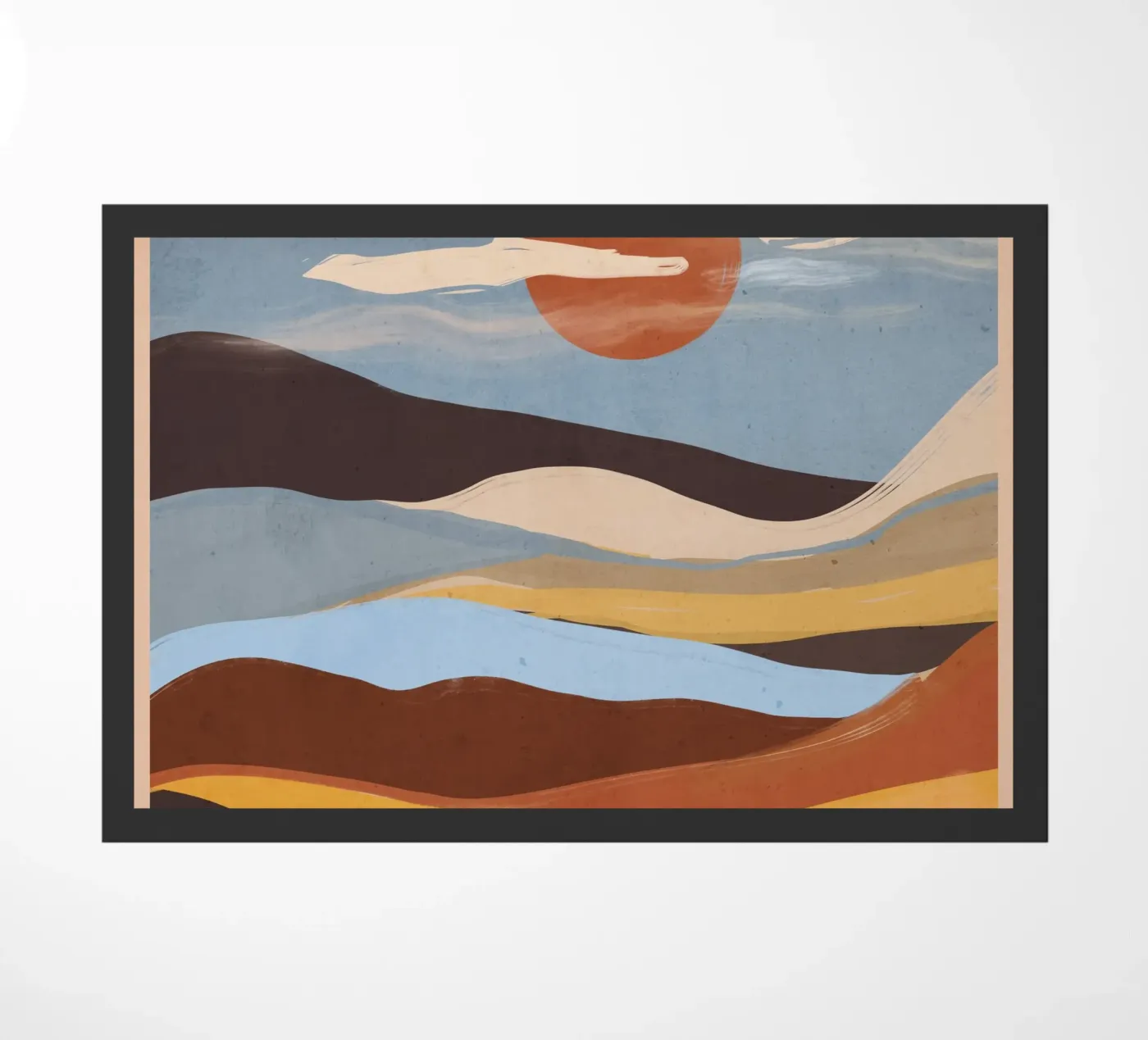 Abstract Landscape doormat by ThingDesign
