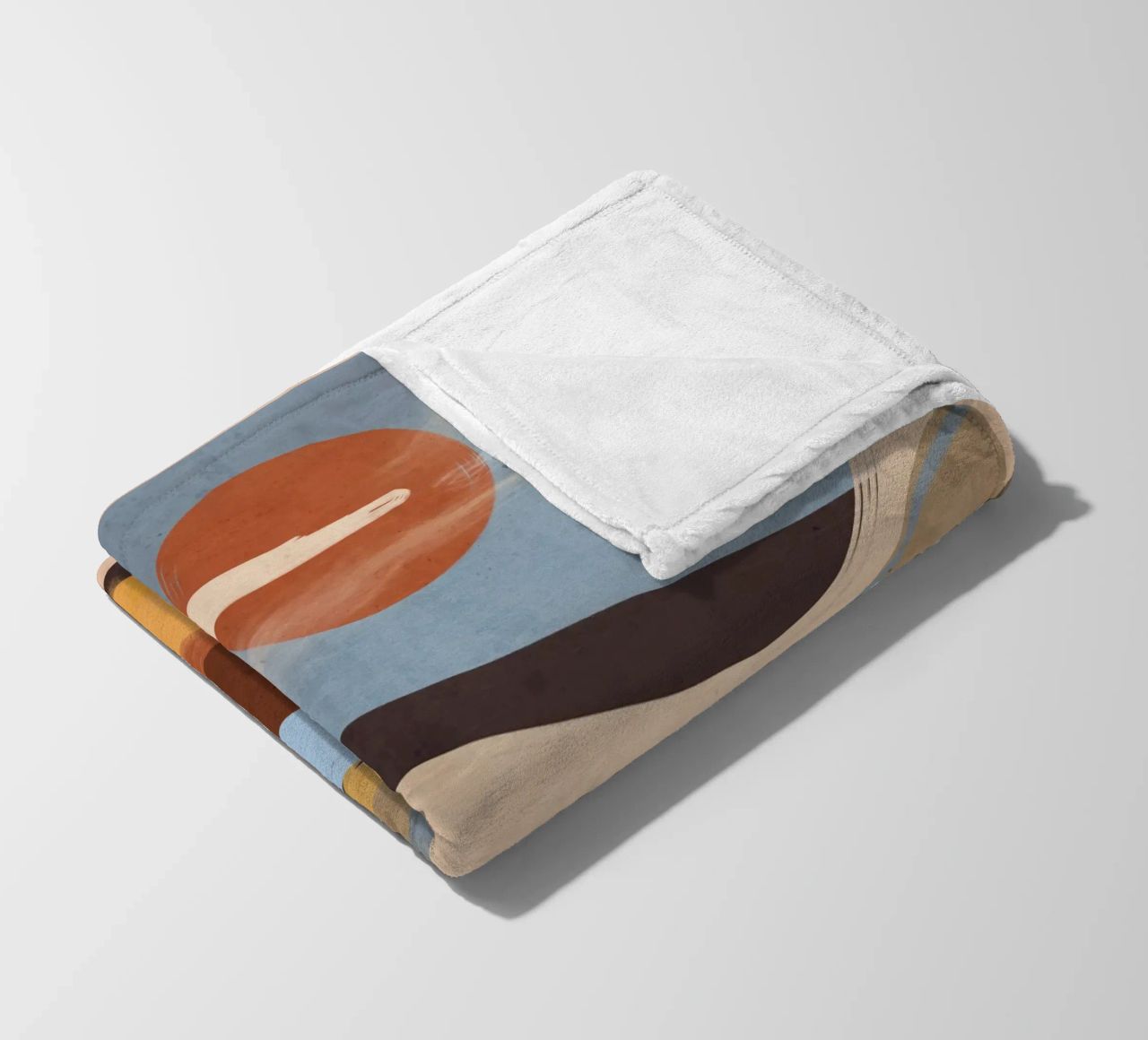 Paesaggio astratto coperta in pile da ThingDesign