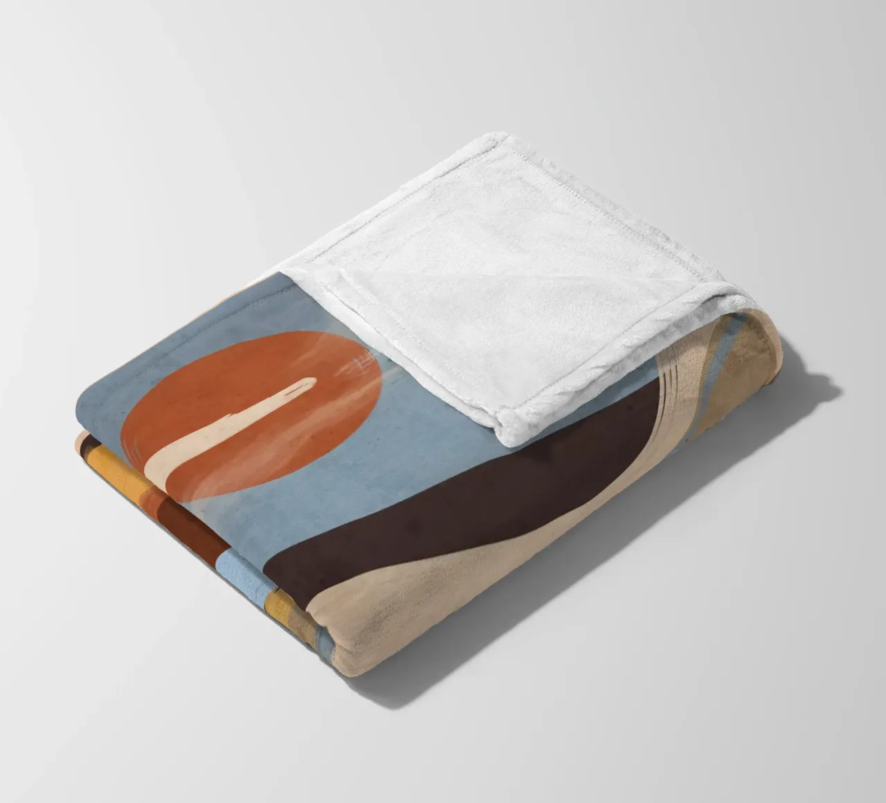 Paesaggio astratto coperta in pile da ThingDesign