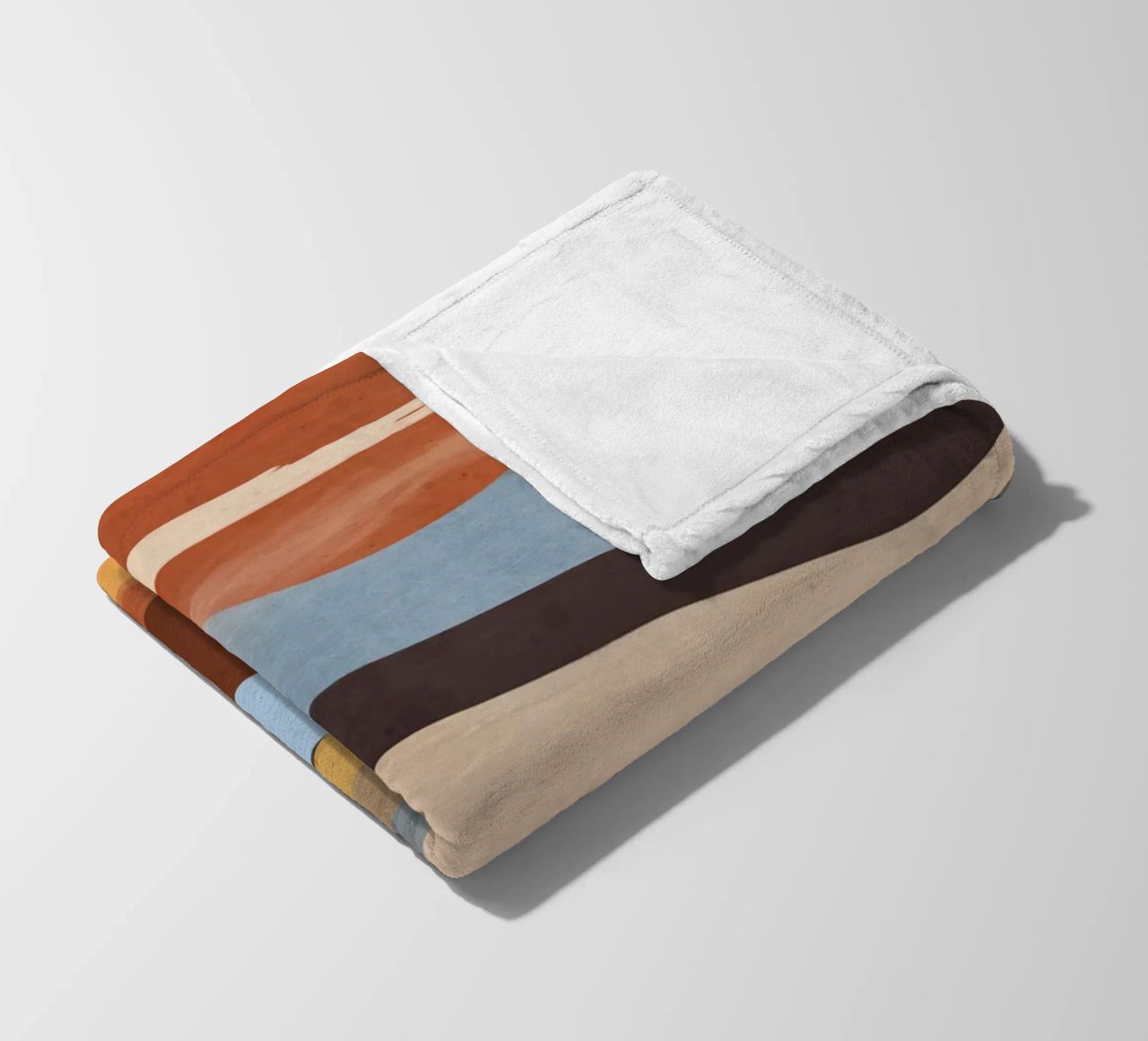 Paesaggio astratto coperta in pile da ThingDesign