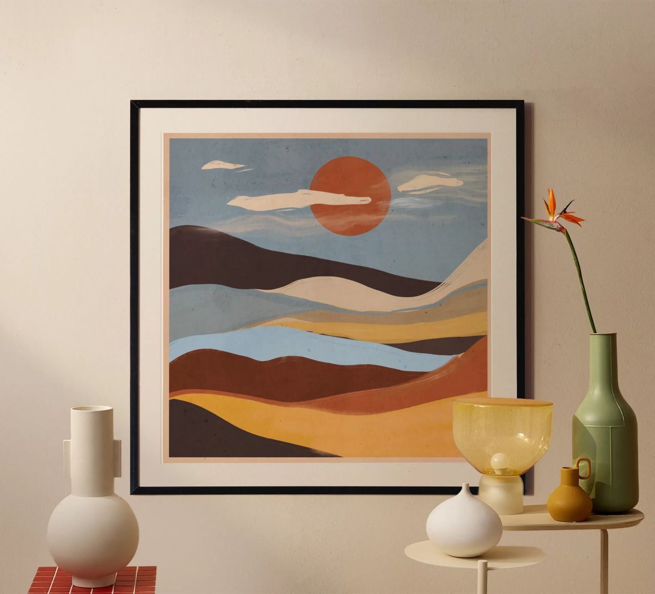 Abstract Landscape poster by ThingDesign
