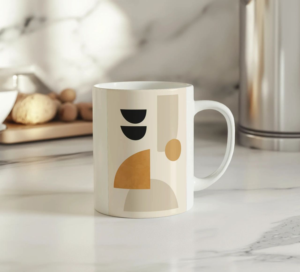 Forme astratte minimali 80 tazza in ceramica da ThingDesign