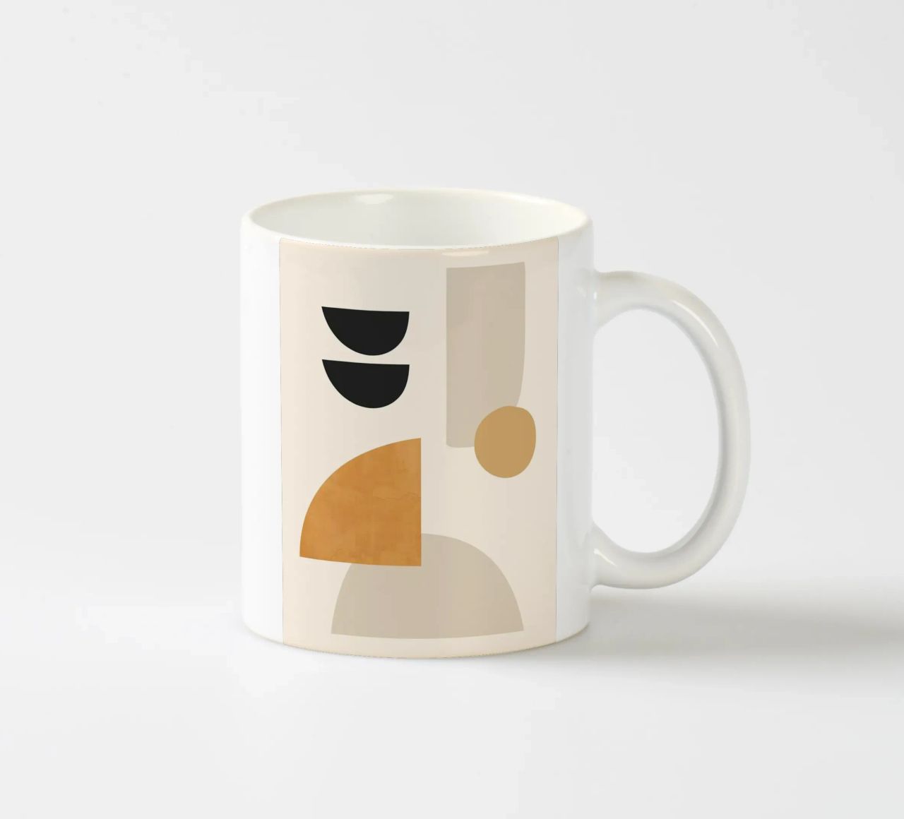 Forme astratte minimali 80 tazza in ceramica da ThingDesign