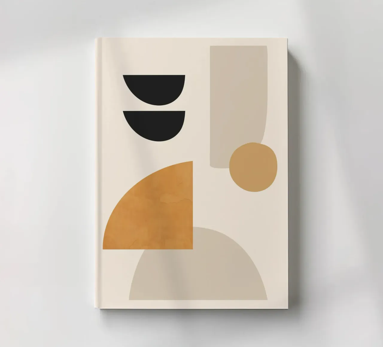 Abstract Minimal Shapes 80 notebook by ThingDesign
