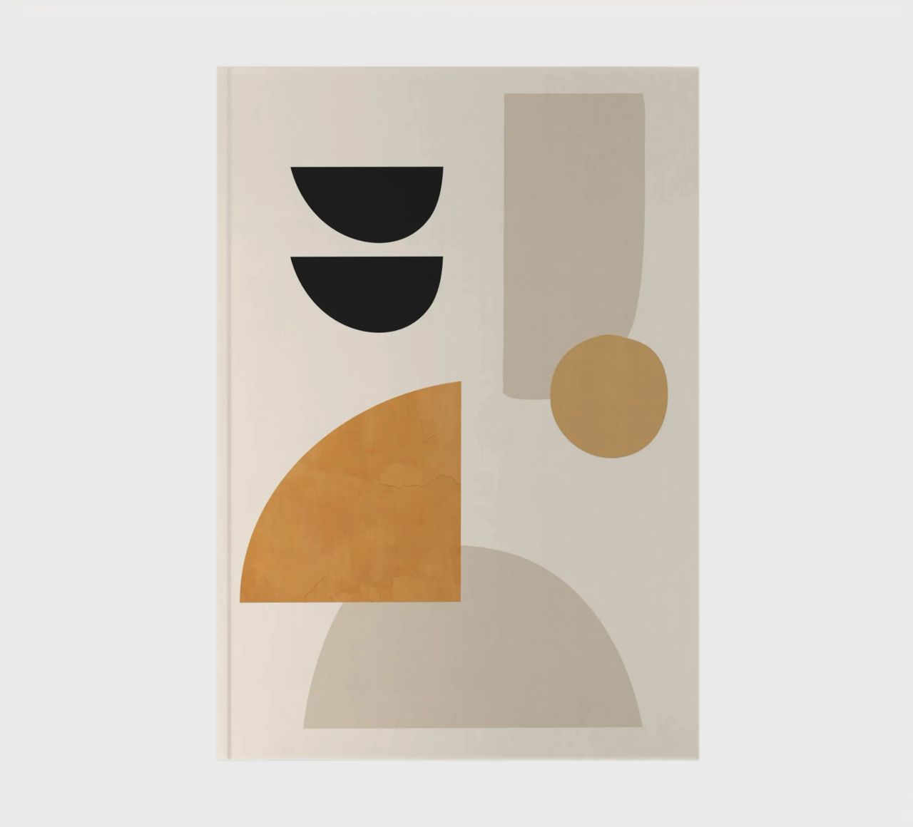 Abstract Minimal Shapes 80 notebook by ThingDesign
