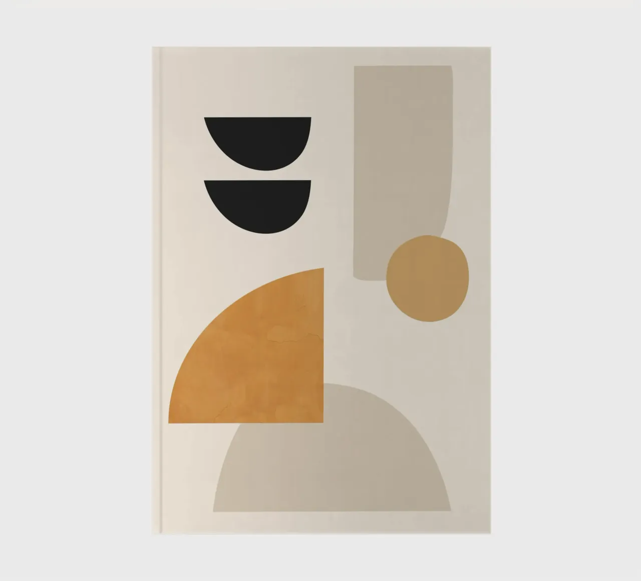 Abstract Minimal Shapes 80 notebook by ThingDesign