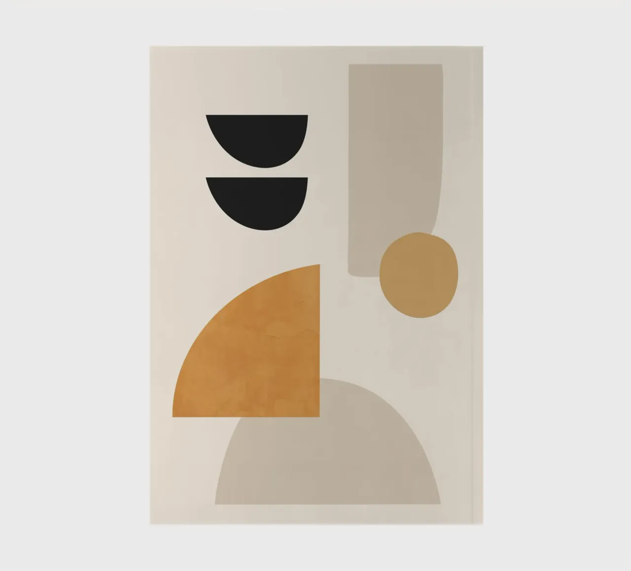 Abstract Minimal Shapes 80 notebook by ThingDesign