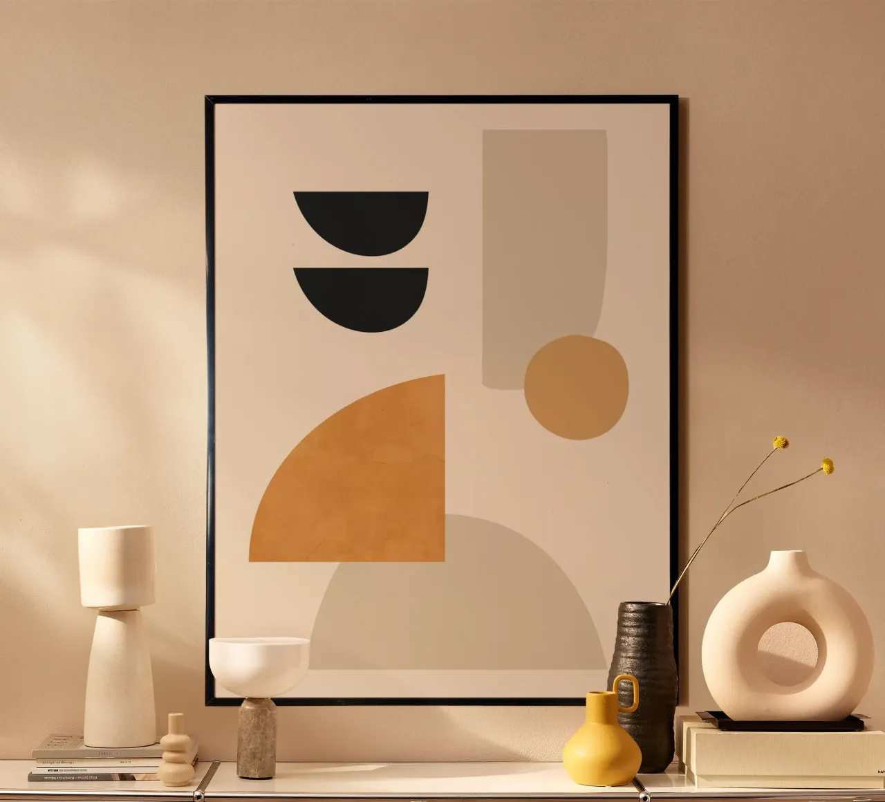 Abstrakte minimale Formen 80 Hahnemühle von ThingDesign