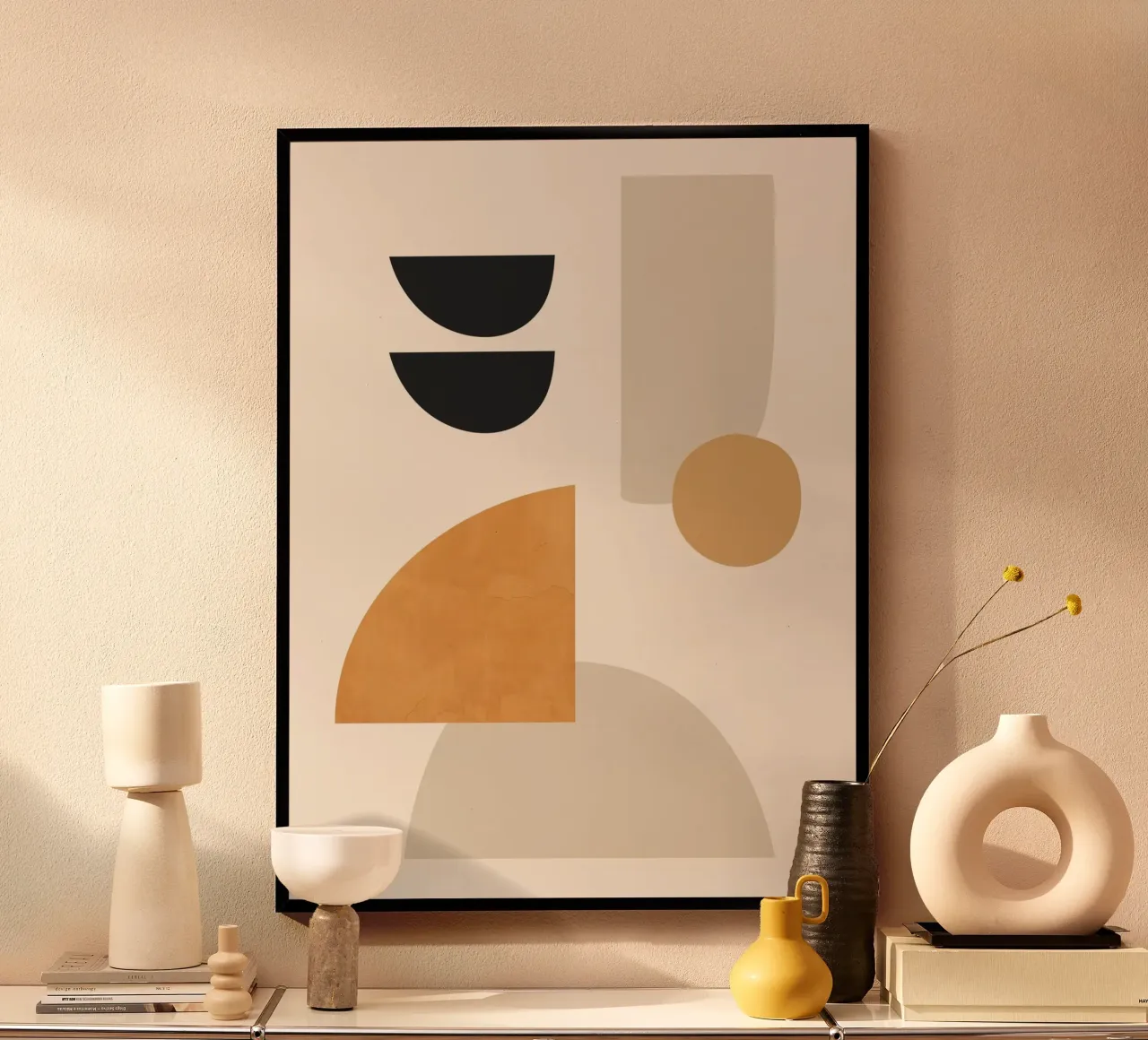 Abstrakte minimale Formen 80 Hahnemühle von ThingDesign