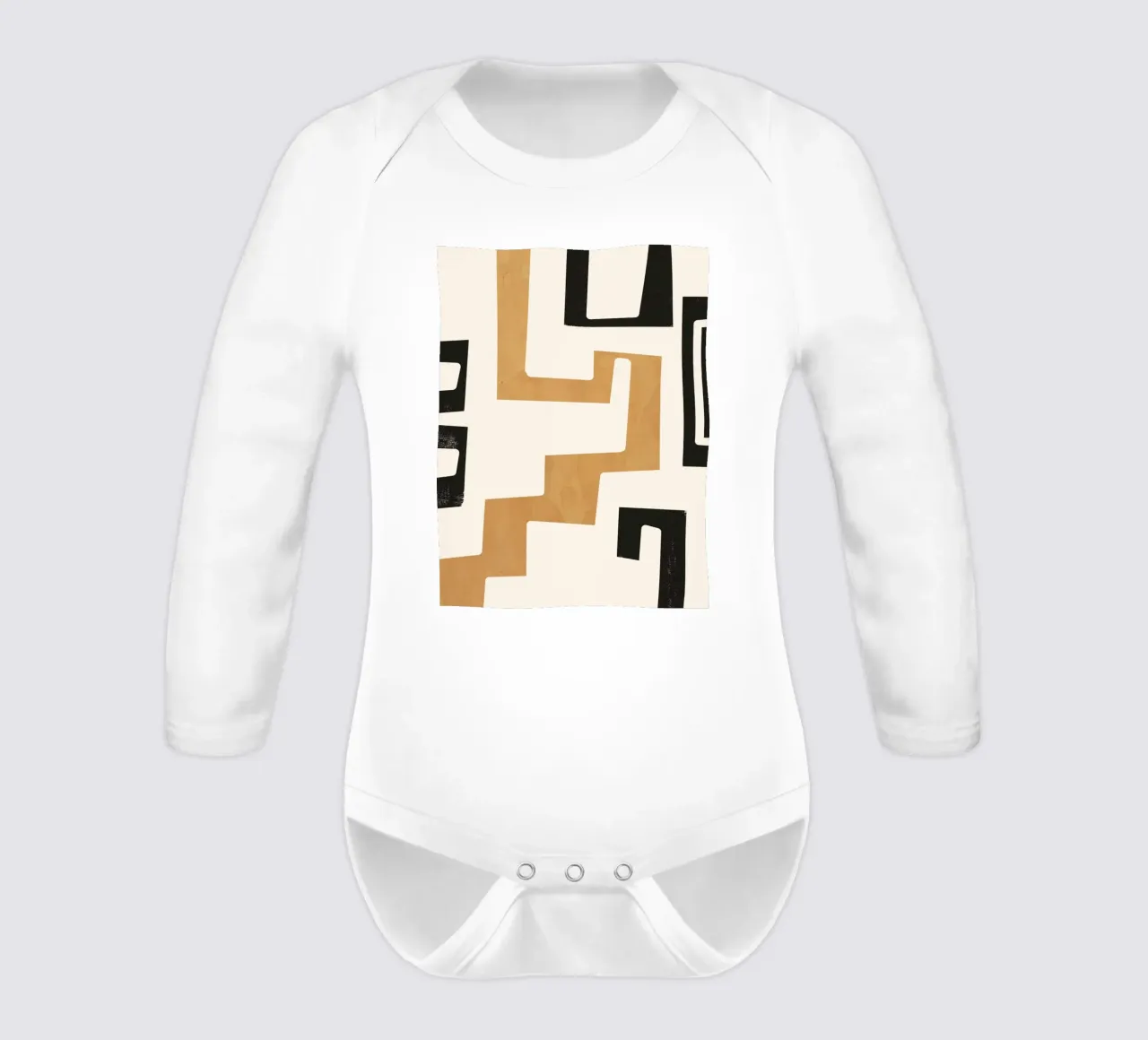 Art abstrait 30 body manches longues de ThingDesign