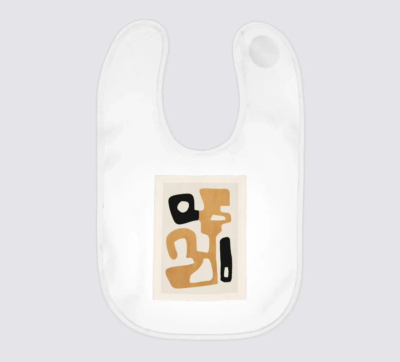 Abstract Minimal Plant 024 baby bib by ThingDesign