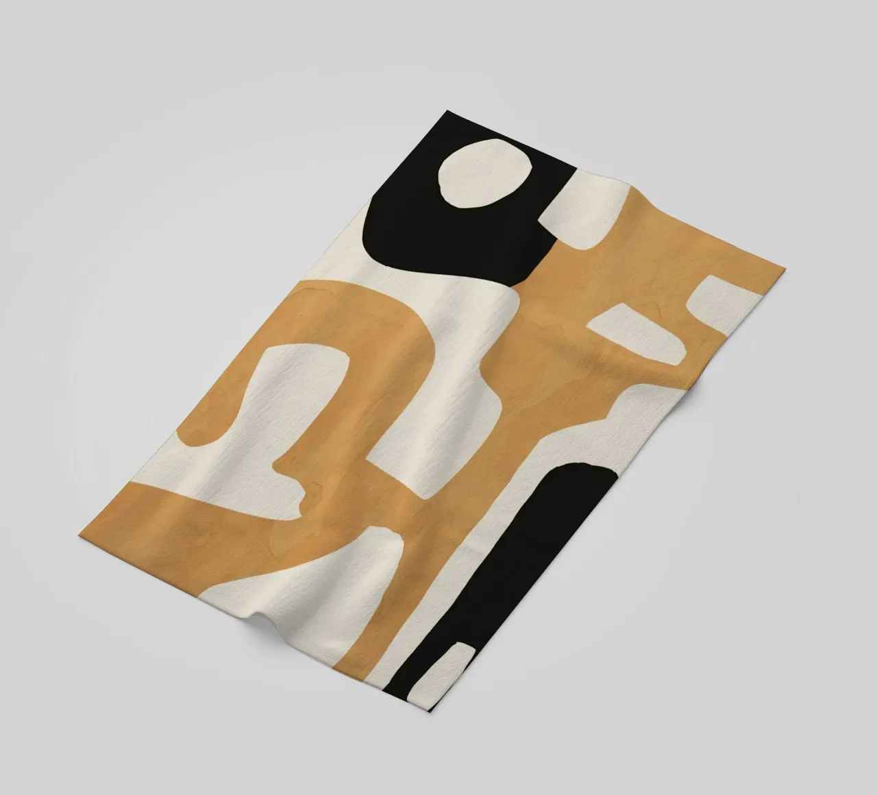 Pianta astratta minimale 024 telo mare da ThingDesign