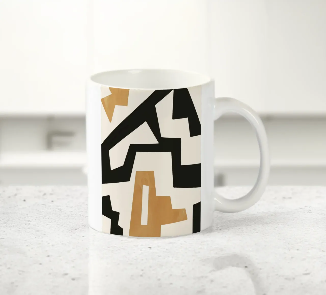 Abstract Art 31 ceramic mug by ThingDesign