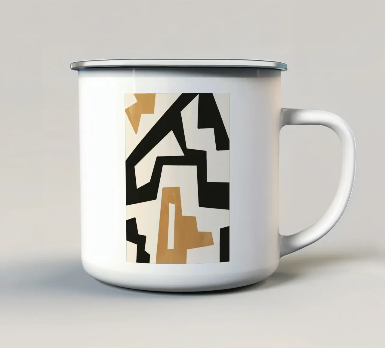 Arte astratta 31 tazza in smalto da ThingDesign