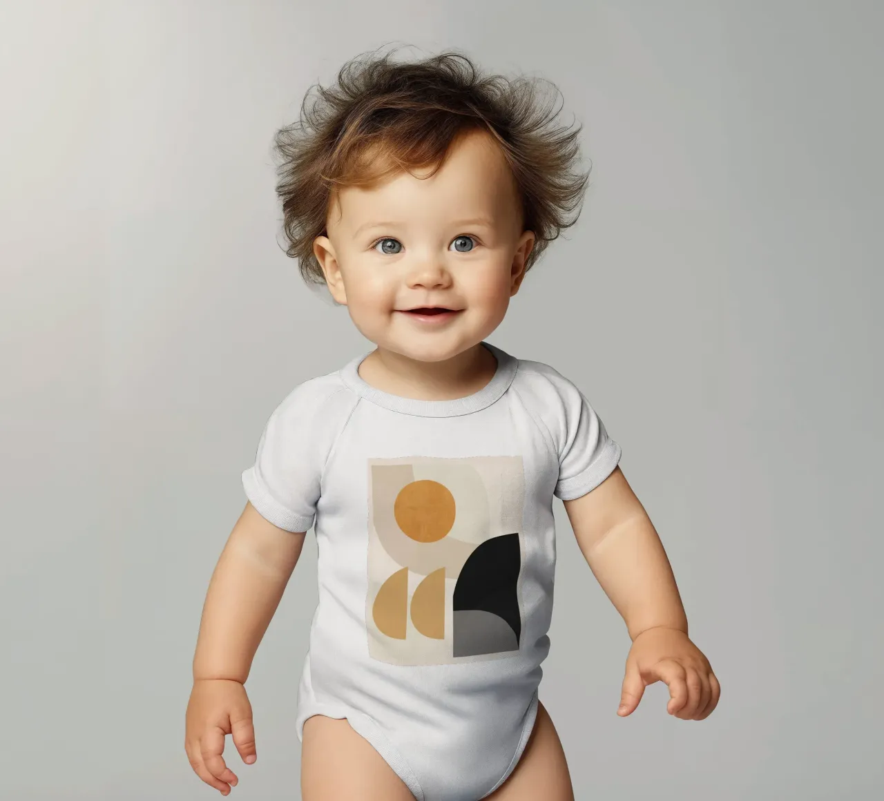 Forme astratte minimali 81 body neonato maniche corte da ThingDesign