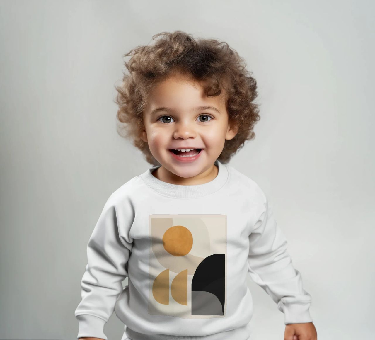 Forme astratte minimali 81 felpa neonato da ThingDesign