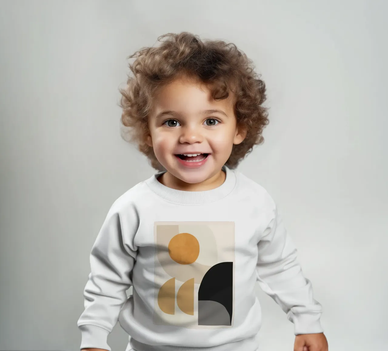 Forme astratte minimali 81 felpa neonato da ThingDesign