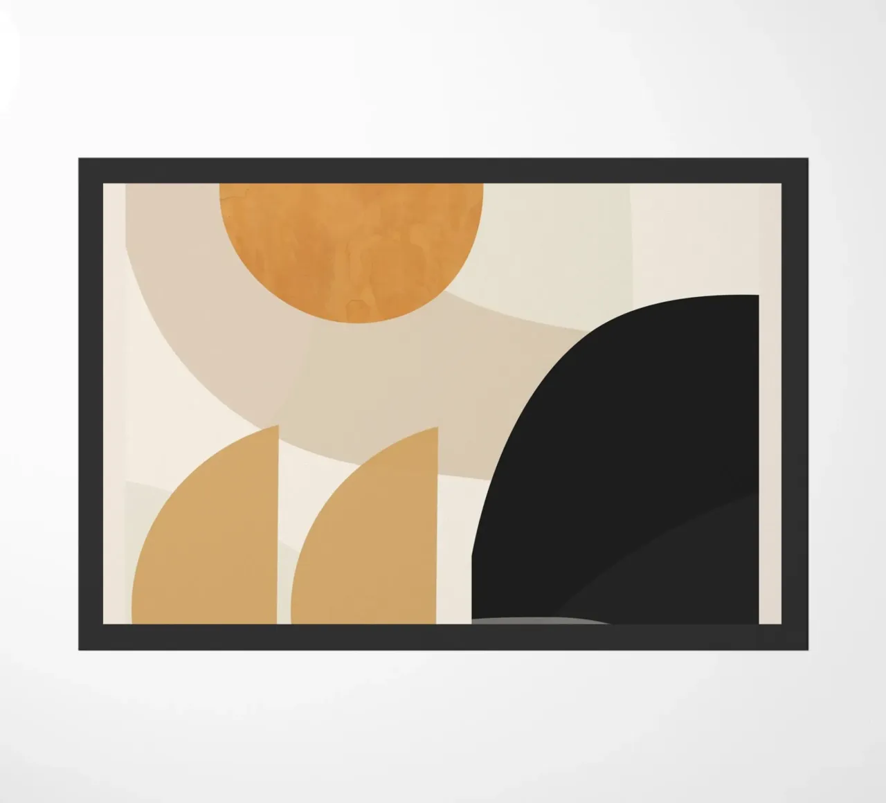 Formas abstractas mínimas 81 felpudo de ThingDesign