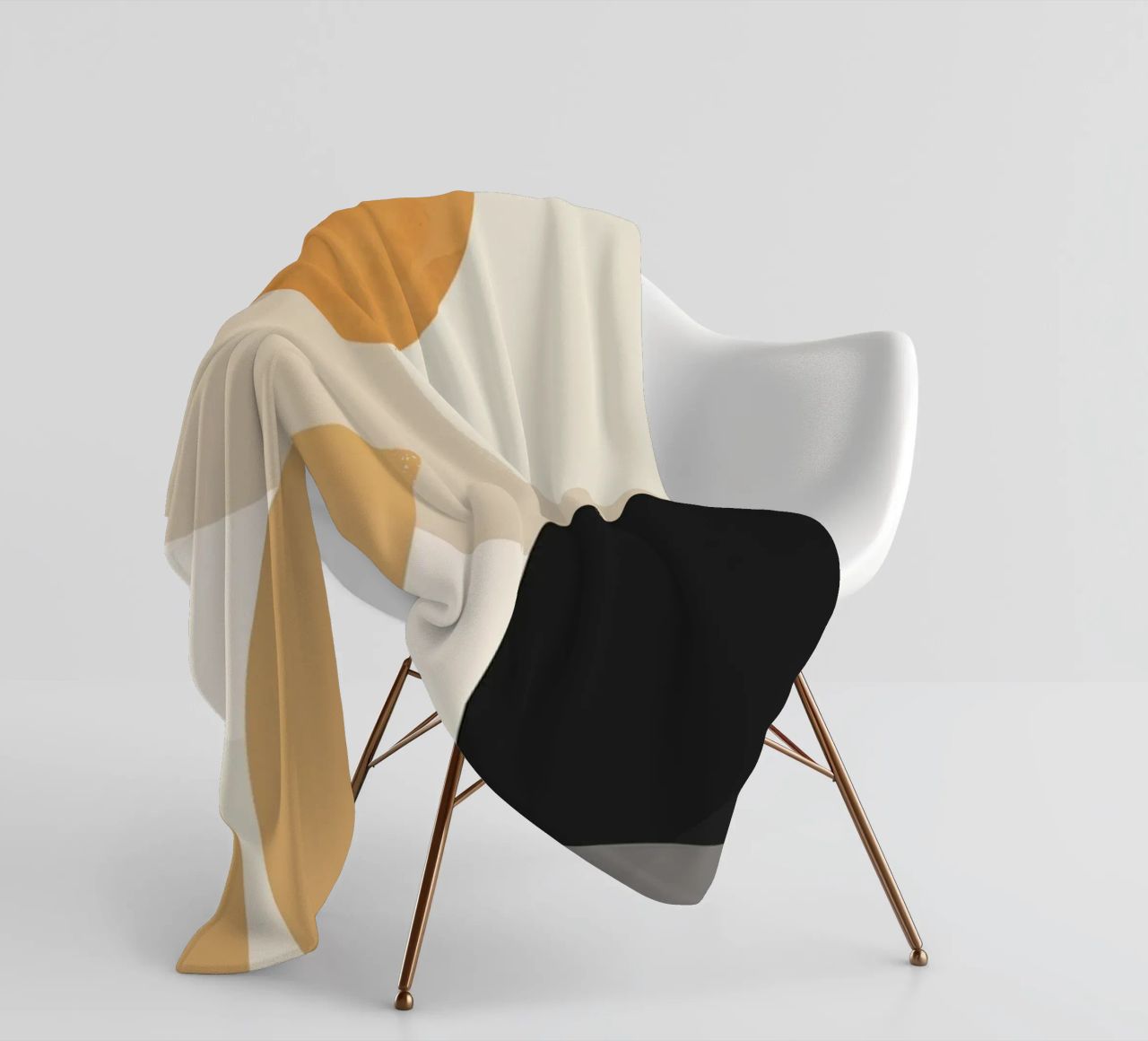 Forme astratte minimali 81 coperta in pile da ThingDesign