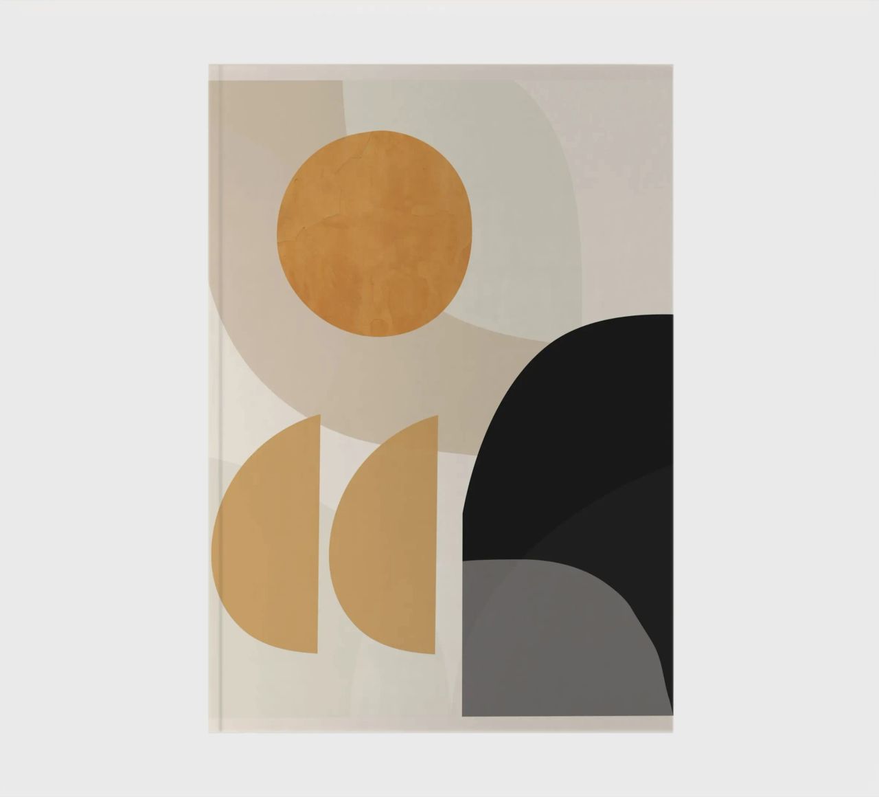 Abstract Minimal Shapes 81 notebook by ThingDesign