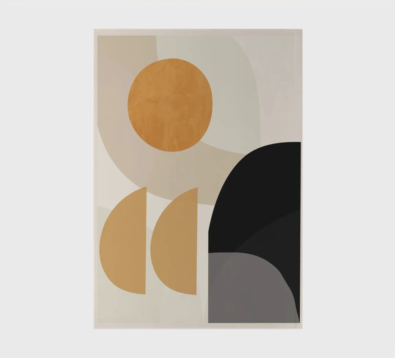 Abstract Minimal Shapes 81 notebook by ThingDesign