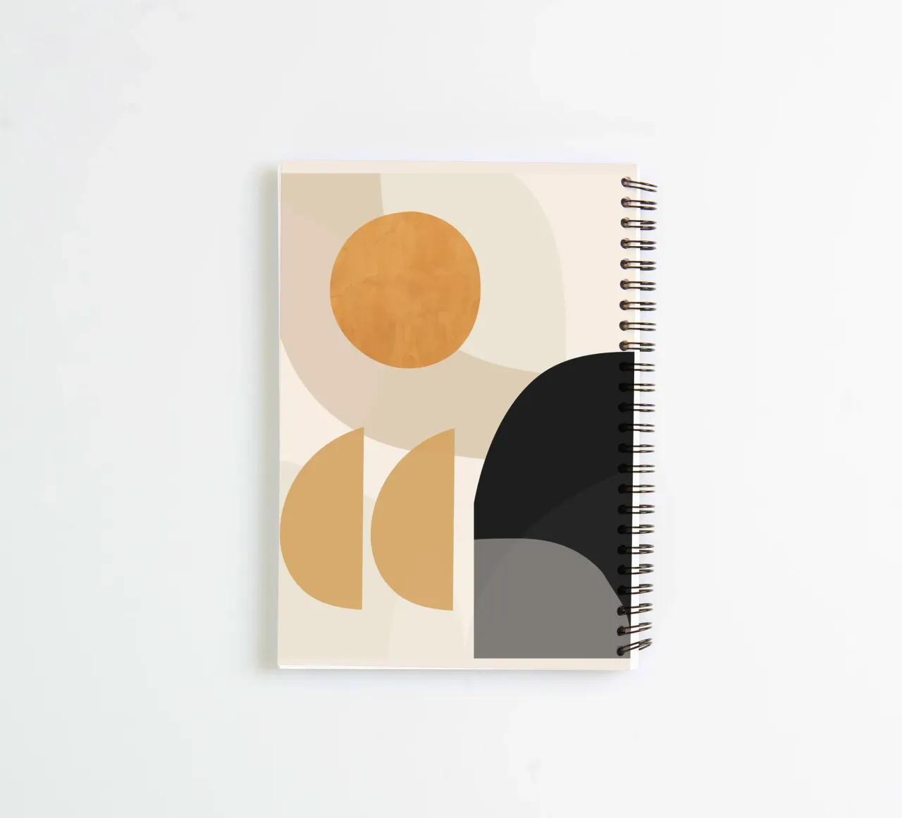 Abstract Minimal Shapes 81 spiral notebook by ThingDesign