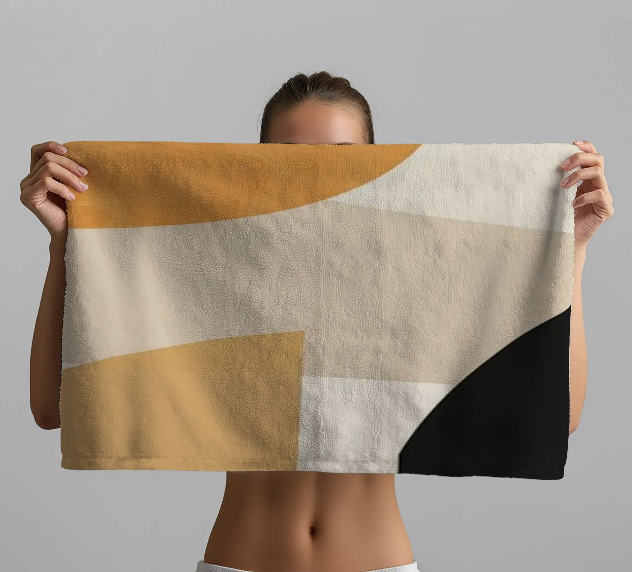 Abstract Minimal Shapes 81 towel by ThingDesign