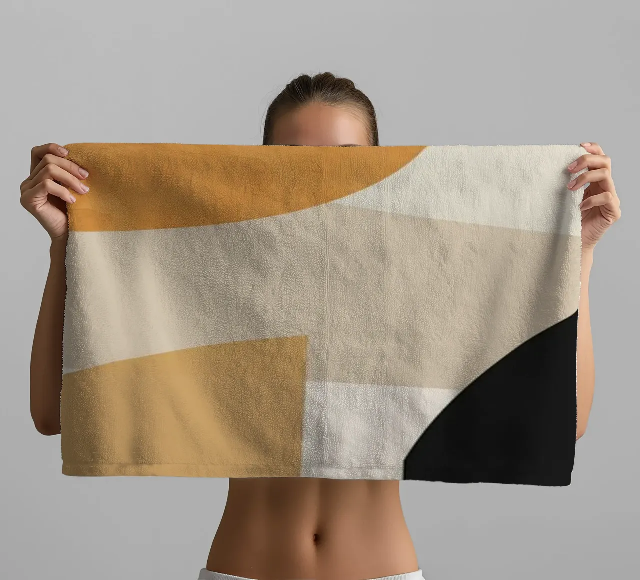 Abstrakte Minimalformen 81 Handtuch von ThingDesign