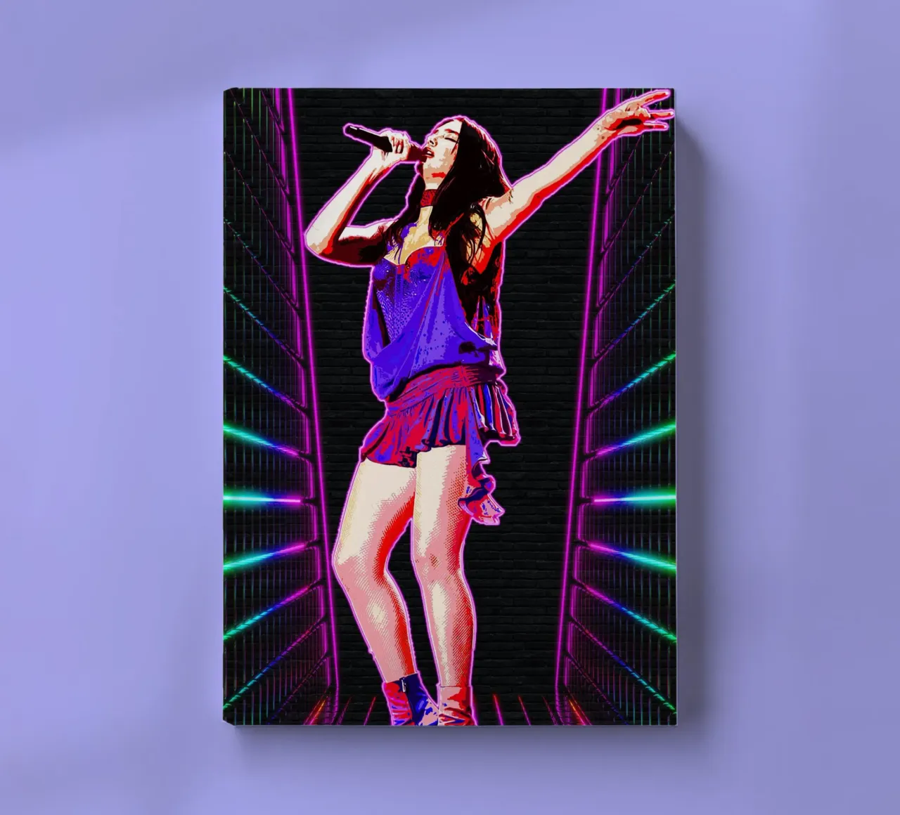 Art of 2Lipa notebook by neonartroom