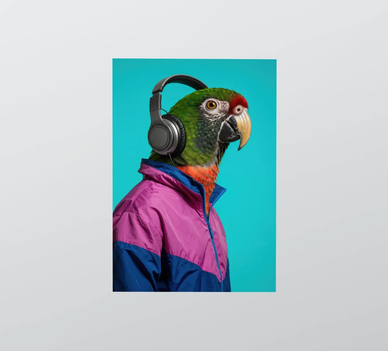 Cool Parrot sticker by Pawtrait Studio