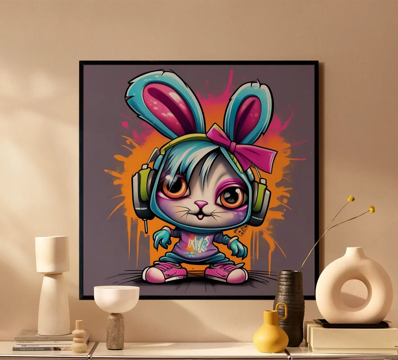 Hare_Style_K_1 hahnemühle de Tierisch bunt by LK