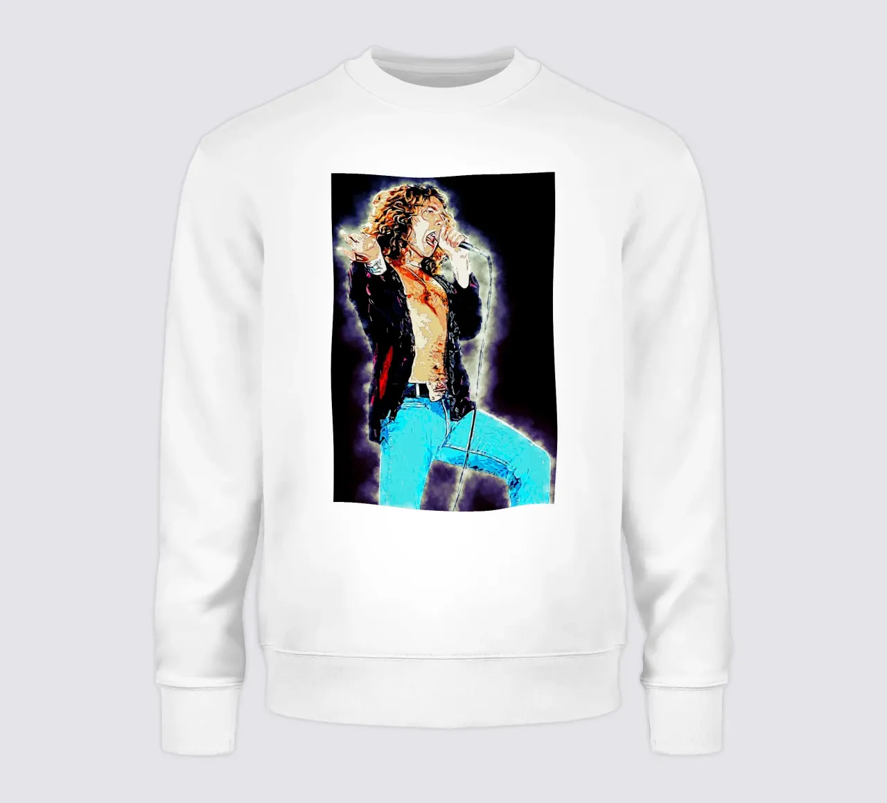 Art of Robert Plant sweatshirt by neonartroom