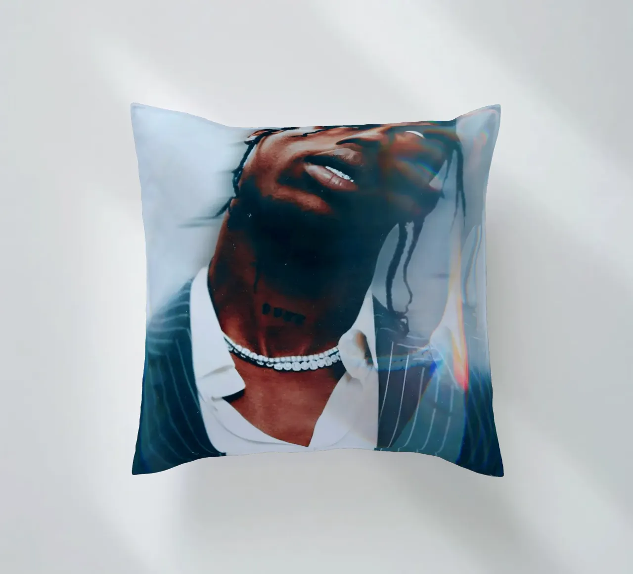 Travis Scott cuscino da Low poly art