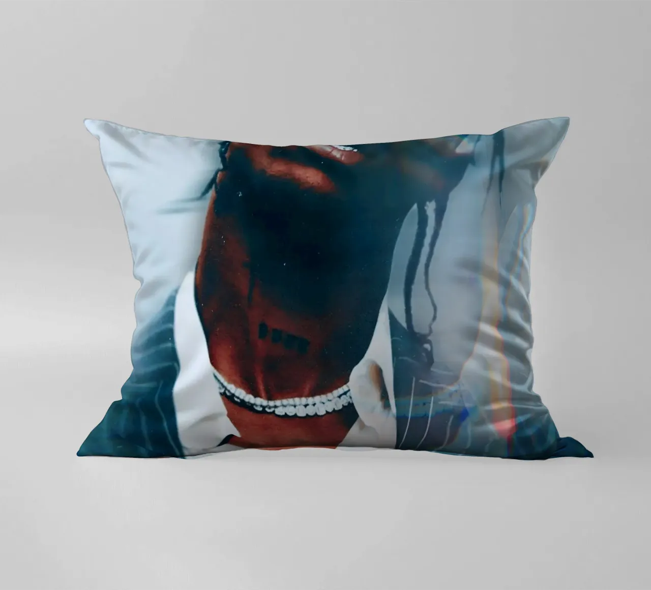 Travis Scott cuscino da Low poly art
