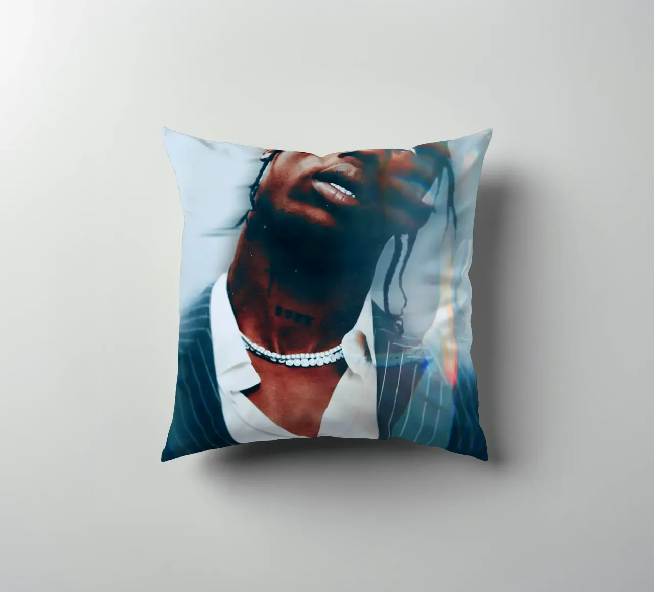 Travis Scott cojín de Low poly art