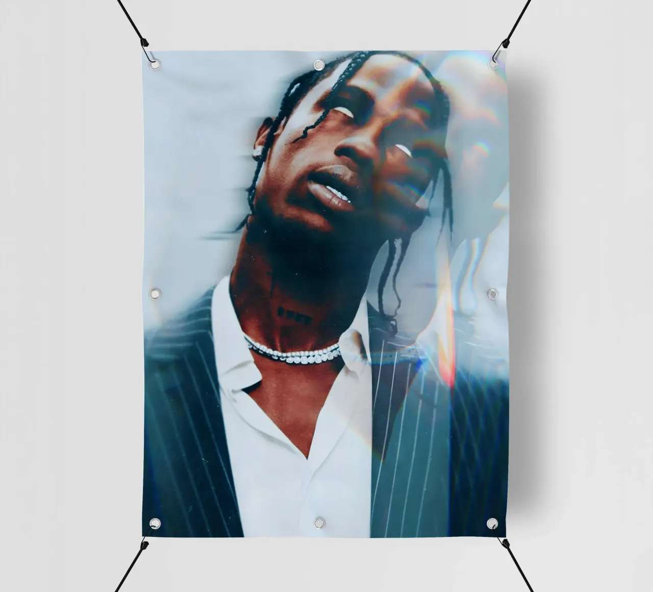 Travis Scott telo in pvc da Low poly art