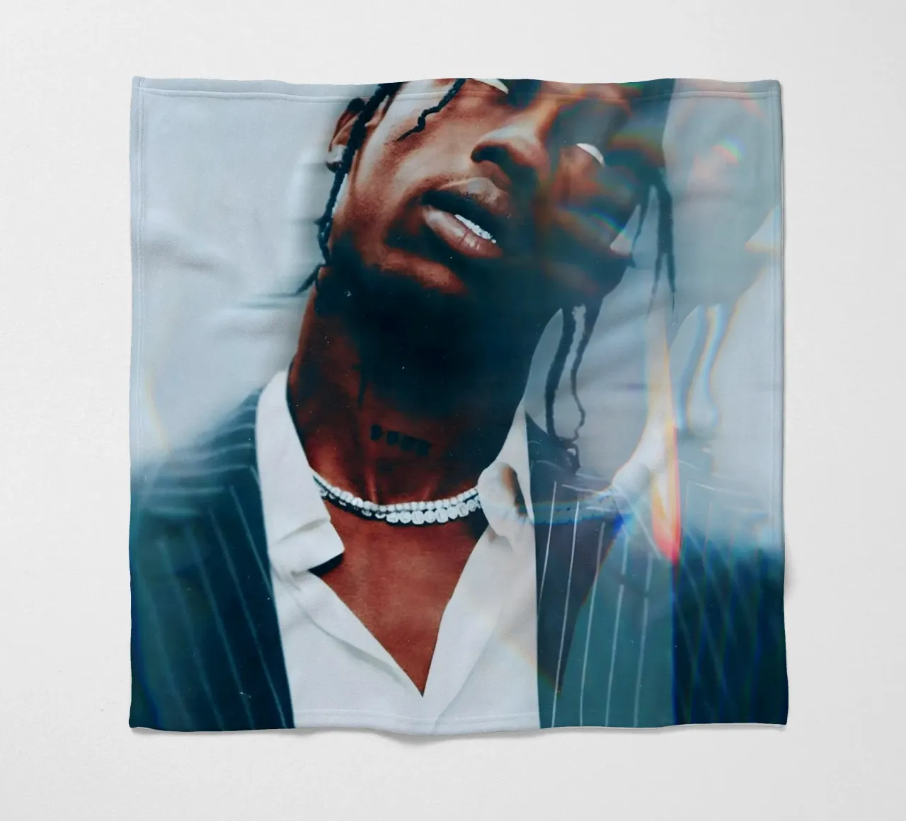 Travis Scott coperta in pile da Low poly art