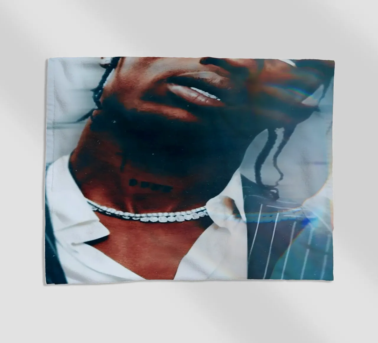 Travis Scott toalla de playa de Low poly art