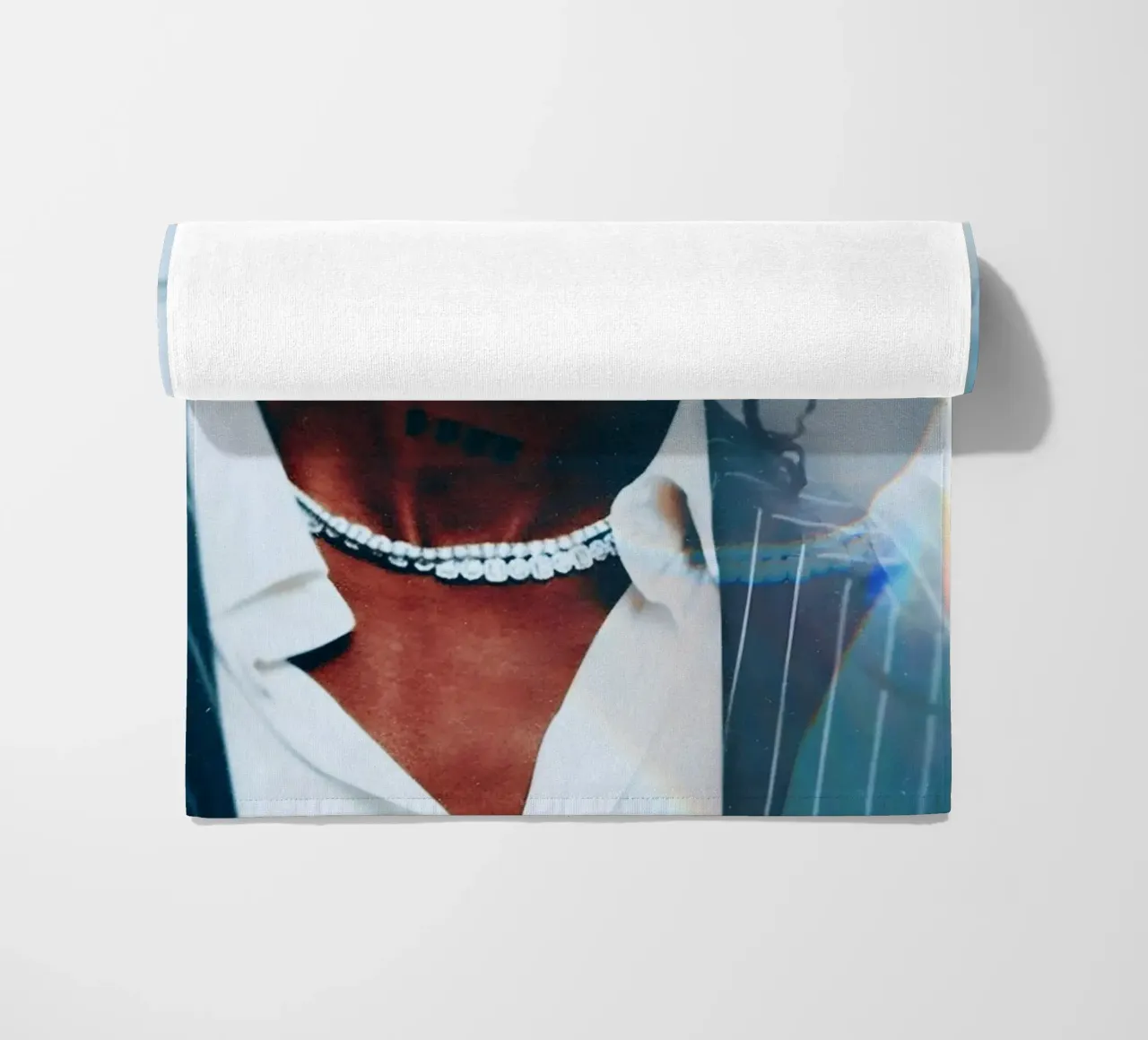 Travis Scott toalla de playa de Low poly art