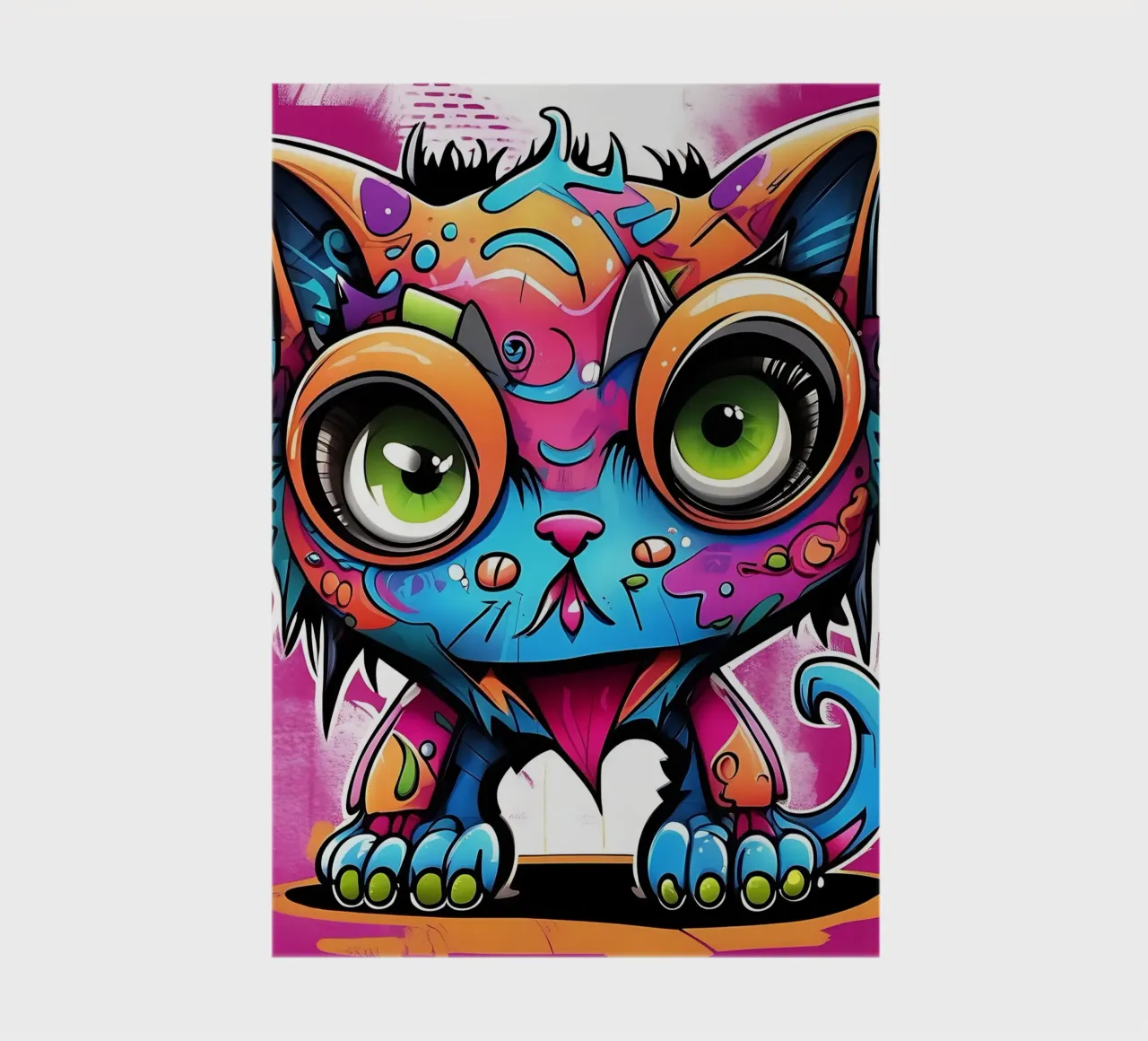 Cat_Style_K_1 notebook by Tierisch bunt by LK