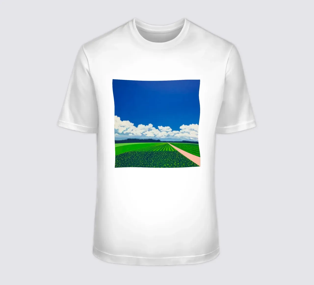 Rice fields Hiroshi Nagai t-shirt by Perdana shop