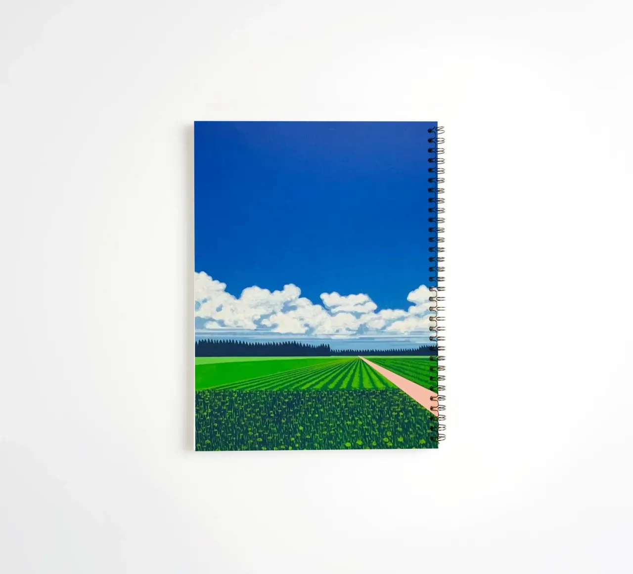Rice fields Hiroshi Nagai spiral notebook by Perdana shop