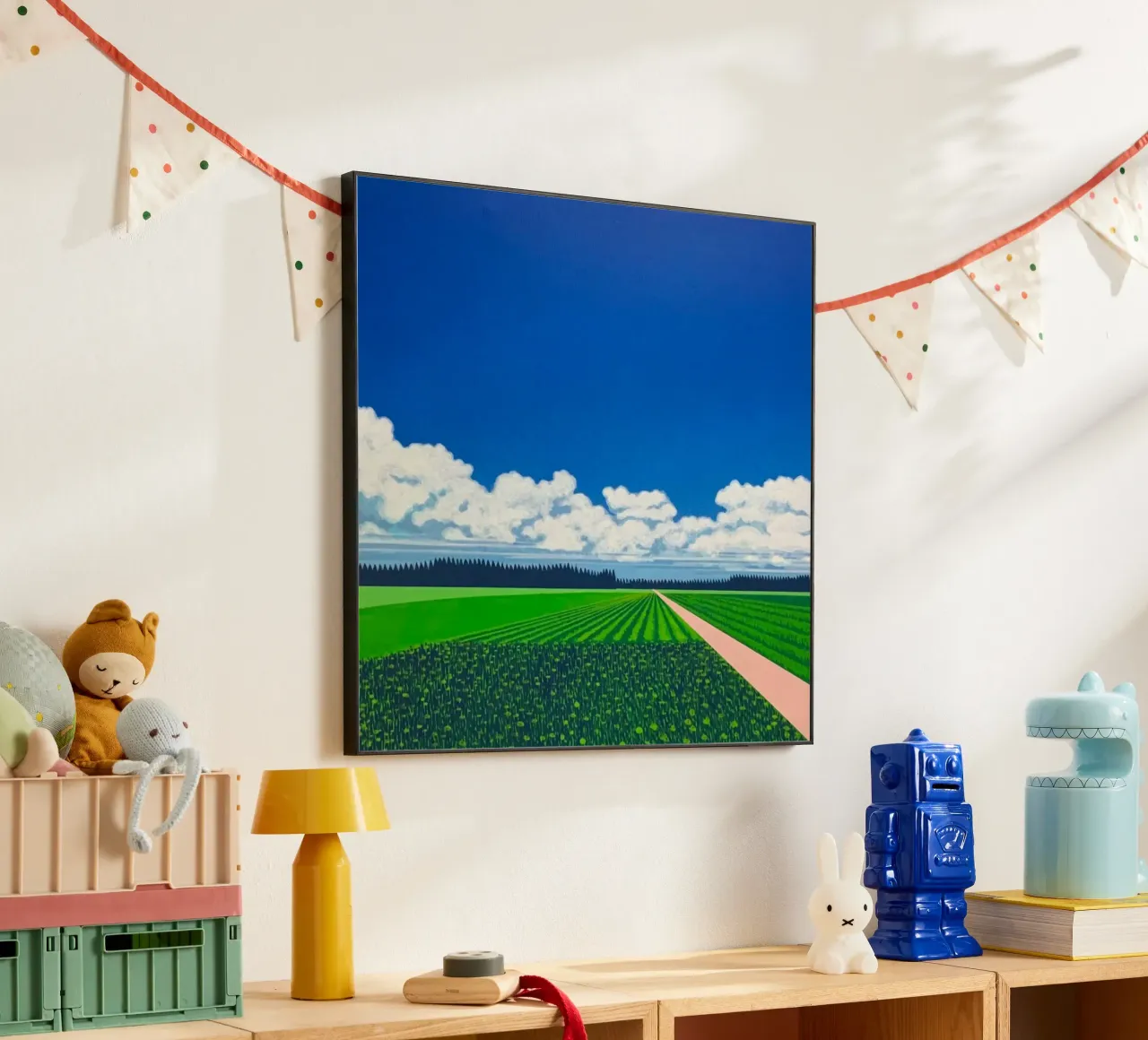 Rice fields Hiroshi Nagai forex plate by Perdana shop