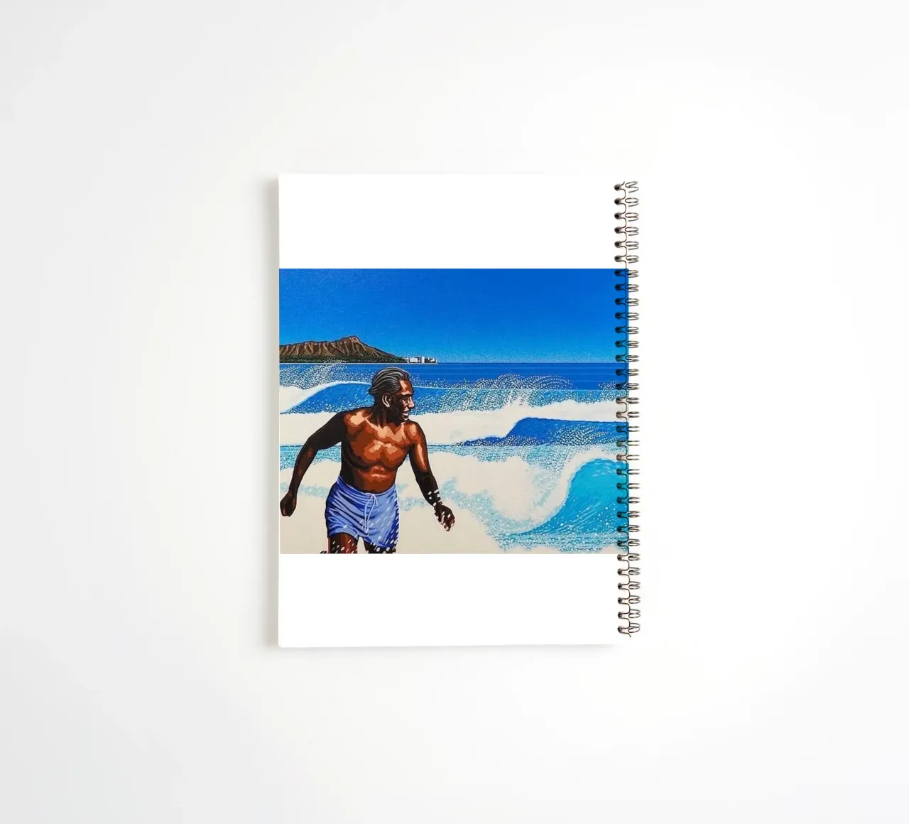 Sexy Black Beach Boy Hiroshi Nagai carnet à spirale de Perdana shop