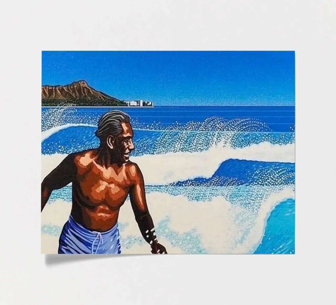Sexy Black Beach Boy Hiroshi Nagai planche autocollant de Perdana shop