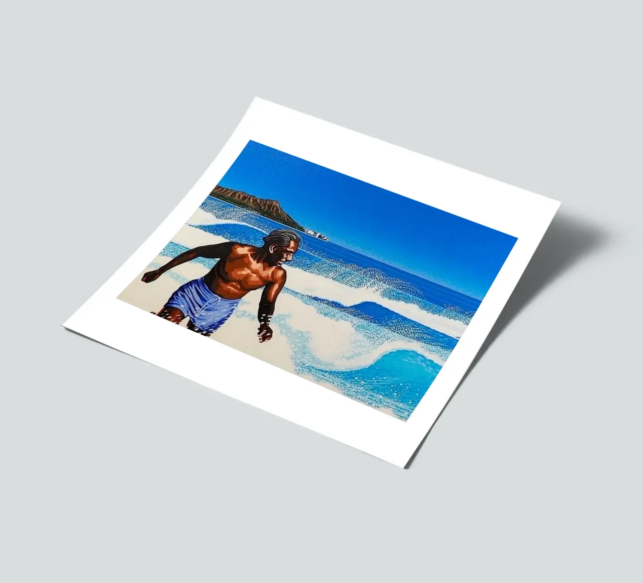 Sexy Black Beach Boy Hiroshi Nagai planche autocollant de Perdana shop