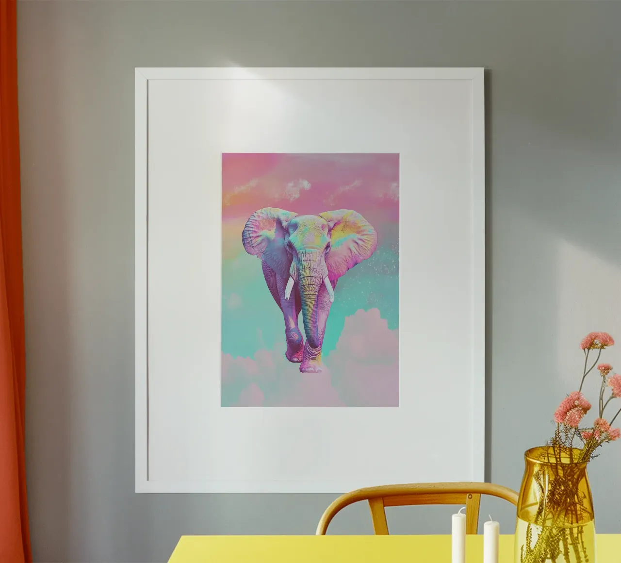 L'éléphant : un géant tout en douceur hahnemühle de Nikis Art Studio